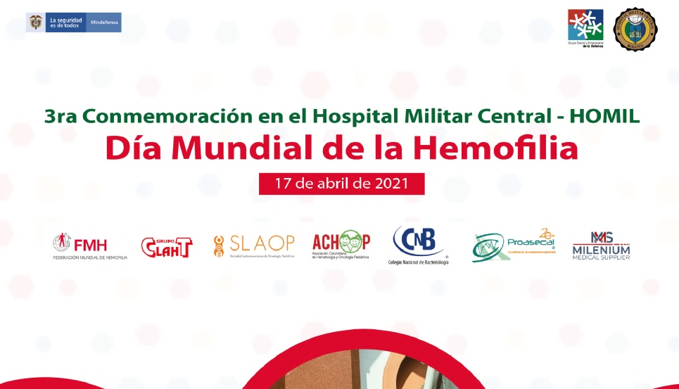 3ra Conmemoración en el Hospital Militar Central - HOMIL - Día Mundial de la Hemofilia