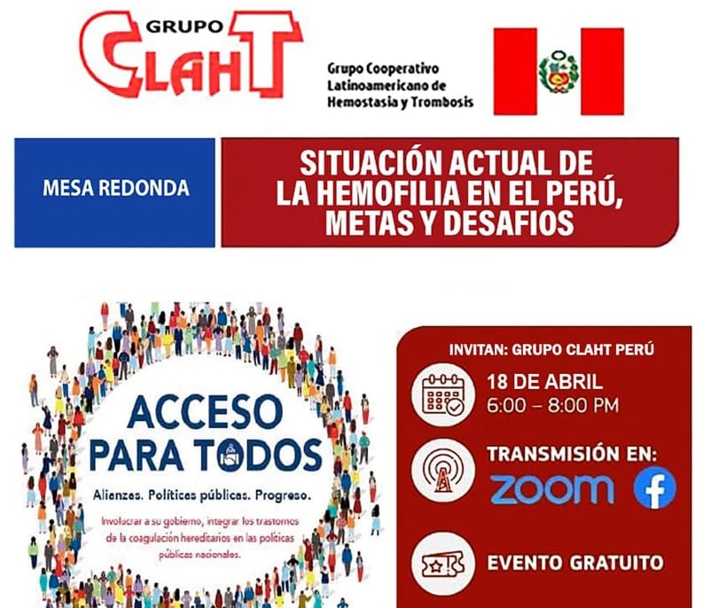 Mesa de discusión: Situación de la Hemofilia en Perú.