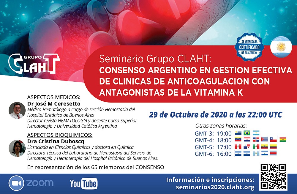 Consenso Argentino en Gestión efectiva de Clínicas de Anticoagulación con Antagonistas de la Vitamina K