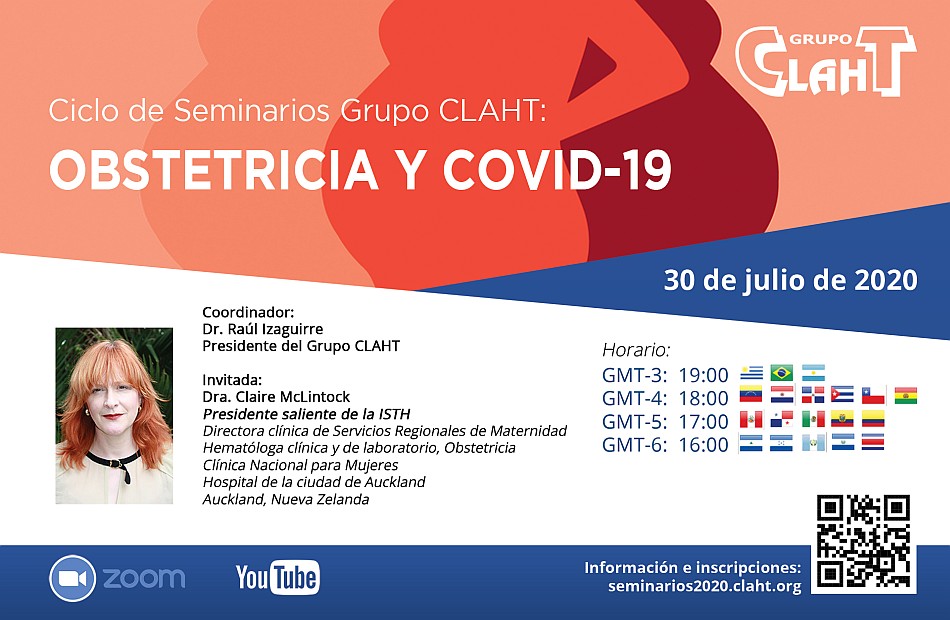 Seminario en línea 30-jul: Obstetricia y Covid-19