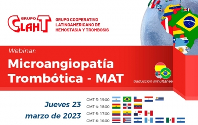 Seminario CLAHT - 23 Marzo: Microangiopatía Trombótica - MAT